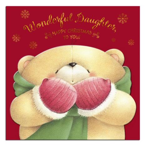 Wonderful Daughter Forever Friends Christmas Card